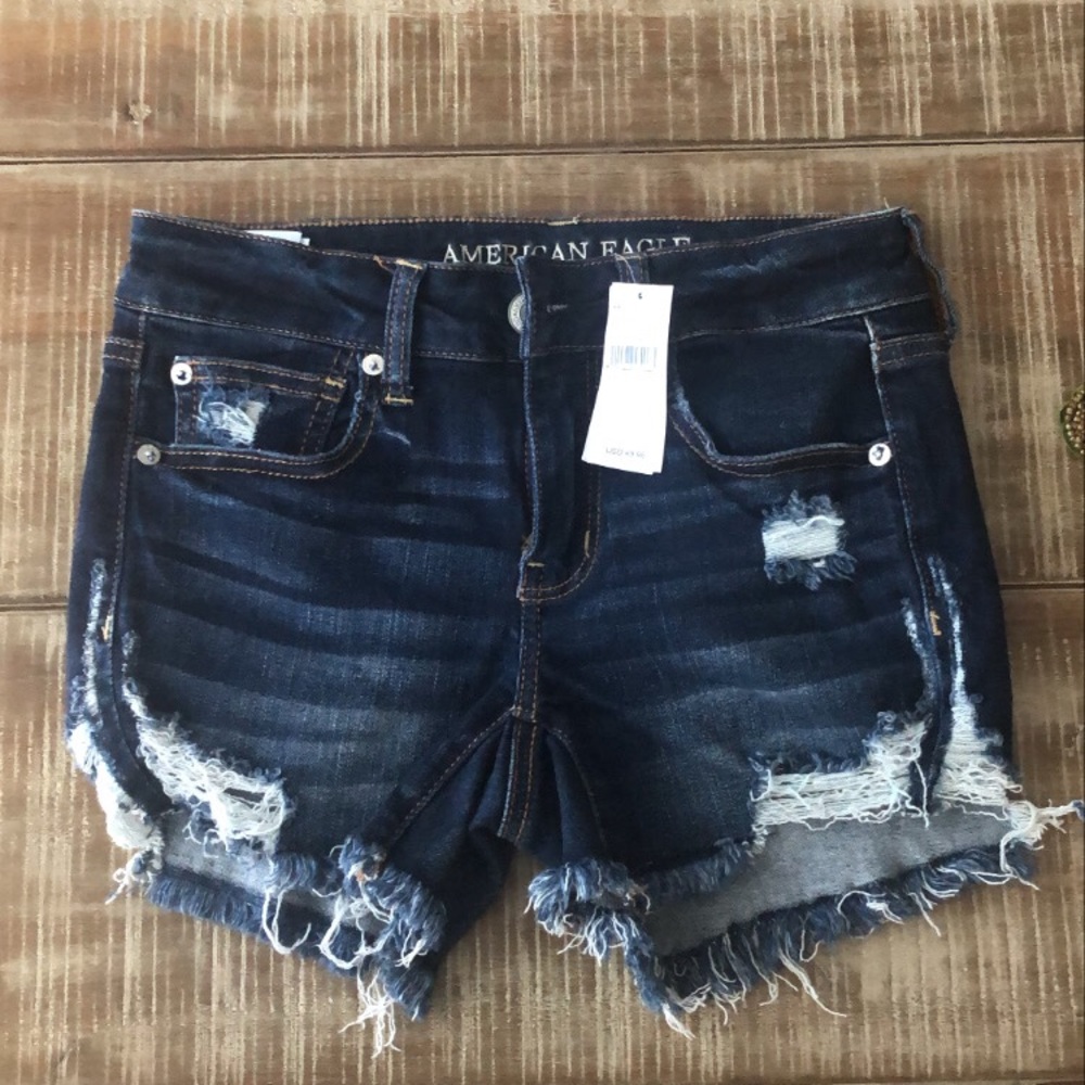 American Eagle Distressed Denim Shorts